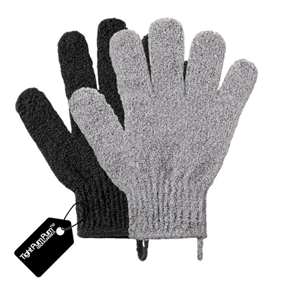 Bright Pum Pum Gloves Exfoliation, Browning, Bright, Tumeric Kojic Acid Lighten Dark 1 Pair