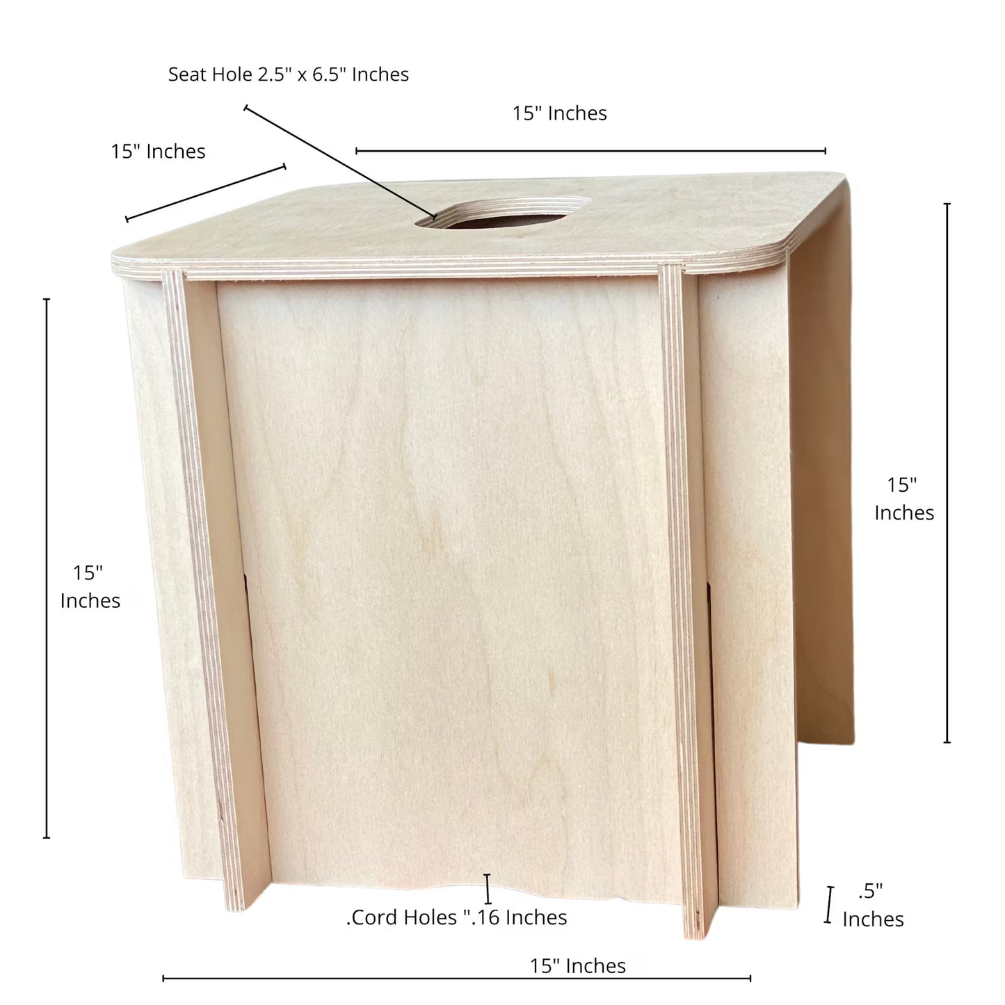 Pum Pum Yoni Steam Chair | Natural Cedar Vaginal Steam Sauna | Plastic Free Yoni Steam Seat | Pelvic Steam Box | Feminine Wellness