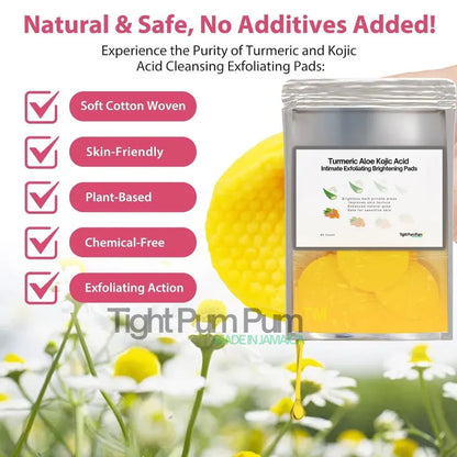 Turmeric and Kojic Acid Intimate Brightening Pads