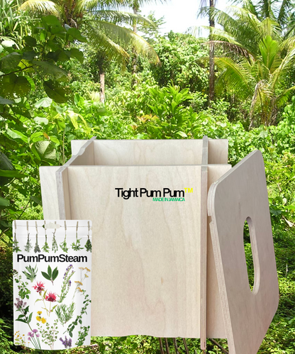 Pum Pum Yoni Steam Chair | Natural Cedar Vaginal Steam Sauna | Plastic Free Yoni Steam Seat | Pelvic Steam Box | Feminine Wellness
