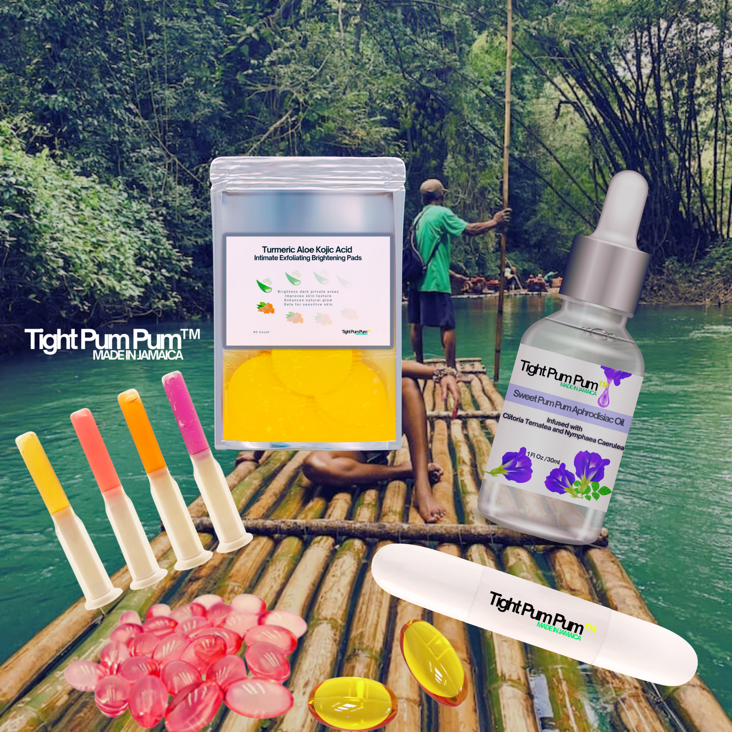 Pum Pum Natural Herbal Womb Vaginal Detox Pearl, Yoni pearls